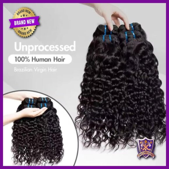 Human Hair Extensions 20 Inch 3C4A Curly Bundles Virgin Hair Sew In